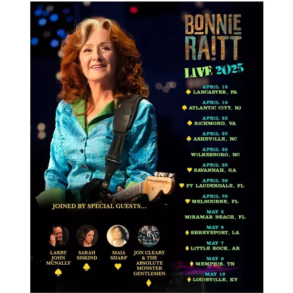 Bonnie Raitt Tour 2025 Us Poster-image