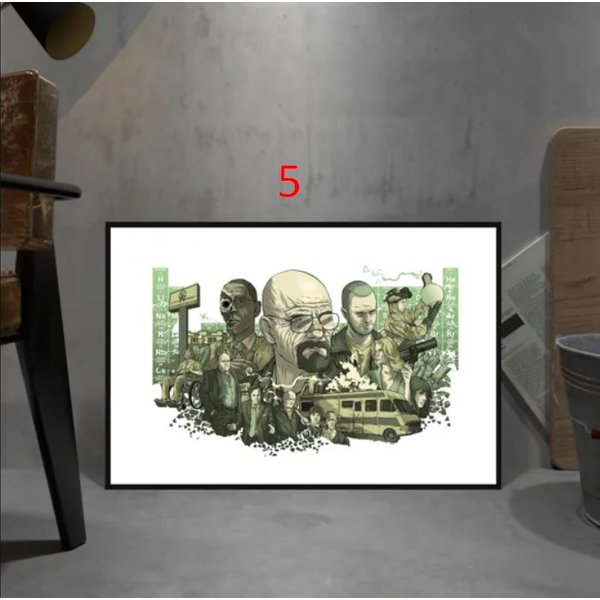 Breaking Bad Poster, Walter White Wall Art Poster-image