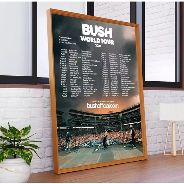 Bush World Tour 2025 Tour Poster-image