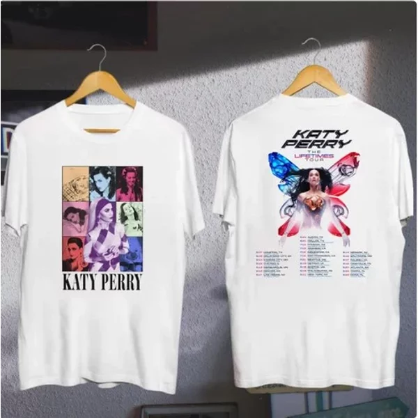 Katy Perry 2025 Concert Katy Perry The Lifetime Tour 2025 Shirt Katy Perry Fan-image
