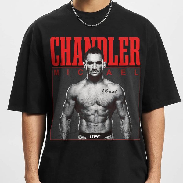 Michael Chandler Iron Vintage 90S Retro Graphic Collage T-Shirt-image