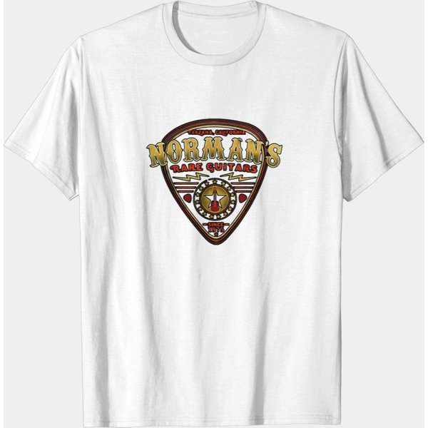 Normans Funny Rare-Guitars For Men Women Sticker T-Shirts-image
