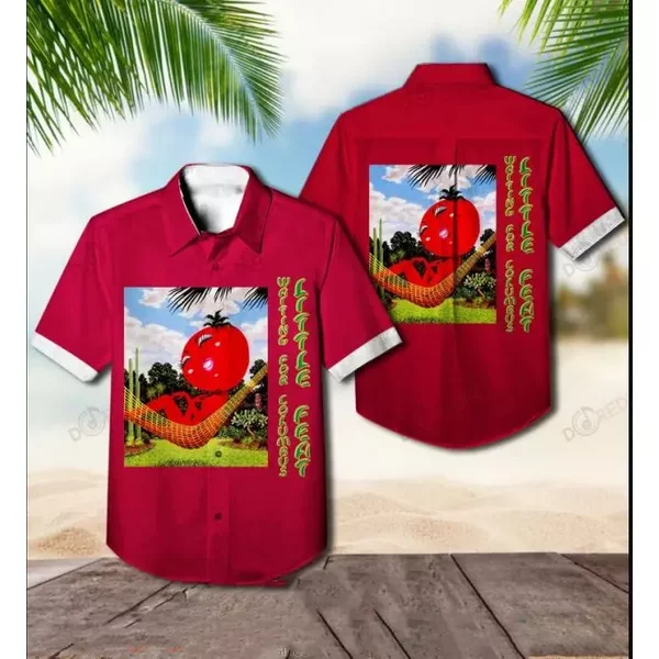Little Feat Band Waiting For Columbus Album Cover Hawaiian Shirt-image