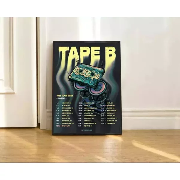Tape B Fall Tour 2024 Poster Art Print Gift For Fans-image