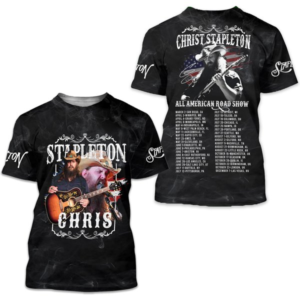 Chris Stapleton T-Shirt, Chris Stapleton 3D Shirt-image