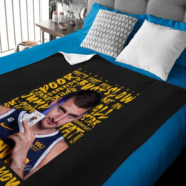 Nikola Jokic Jokes On You Baby Blankets-image