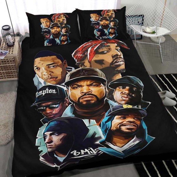 Hip Hop Rapper Music Star Tupac 2pac Quilt Duvet Cover Set Doona Cover Single