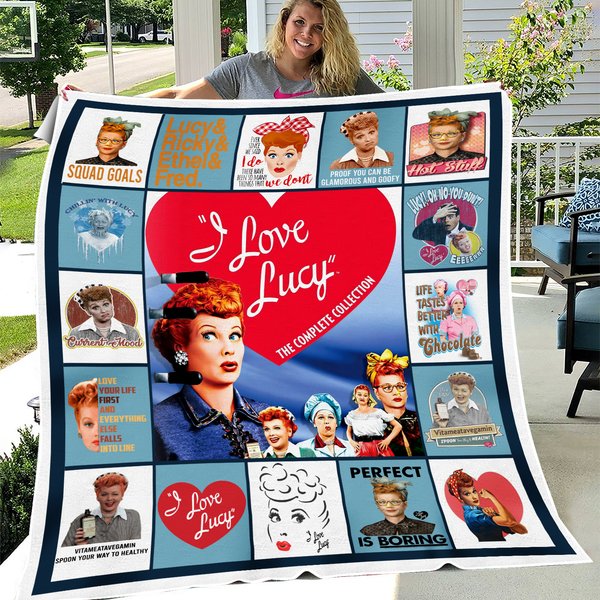 I Love Lucy Blanket, I Love Lucy Tv Series Quilt Blanket Soft And Cozy Luxury-image
