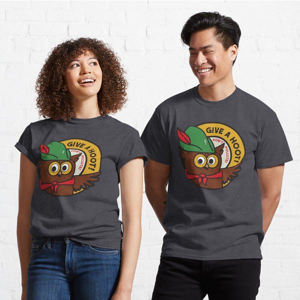 Give A Hoot Woodsy Owl Classic T-Shirt-image