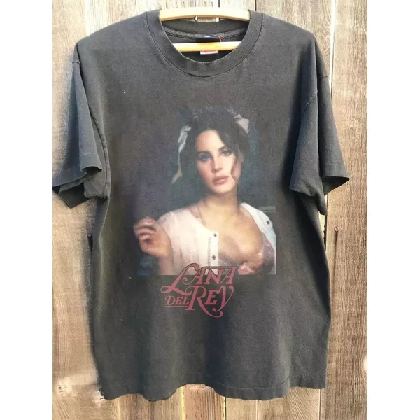 Lana Del Rey Shirt, Lana Del Rey 100% Cotton Unisex T-Shirt-image