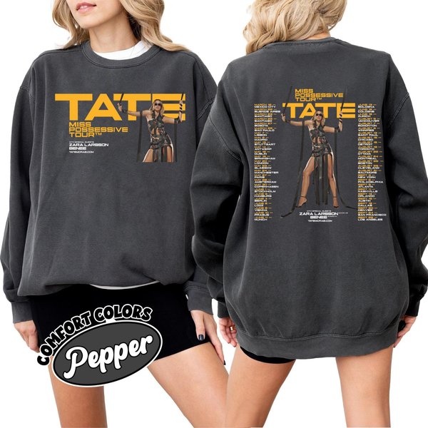 Tate Mcrae 2025 Concert Sweatshirt, Tate Mcrae Miss Possessive Tour 2025 Sweatshirt