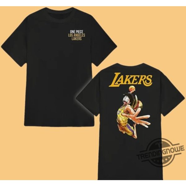 One- Piece La Basketball Team Luffy T Shirts-image