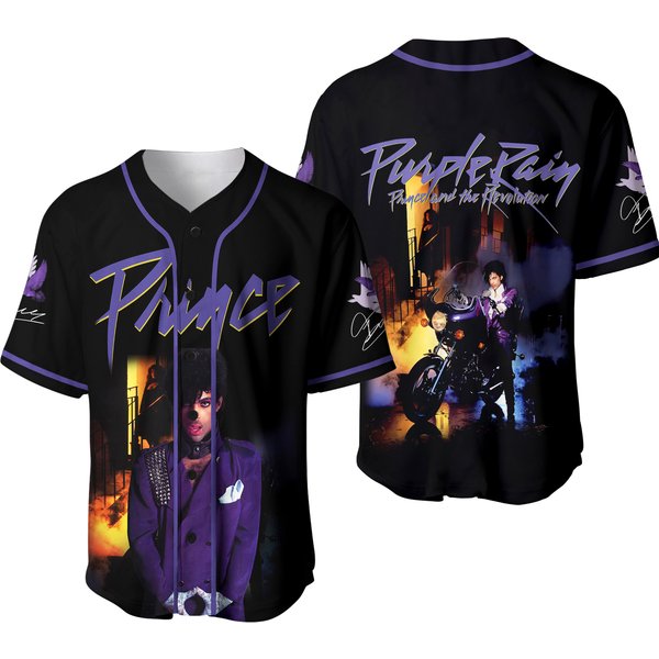 Prince Pur Rain Jersey, Pur Rain Jersey Shirt, Prince Baseball Shirt-image