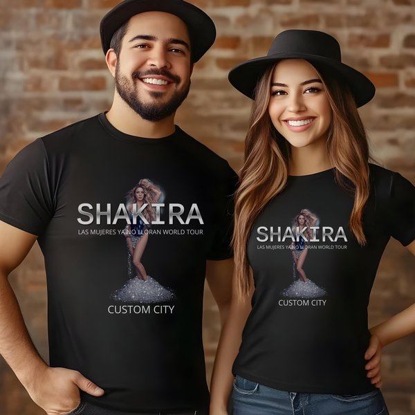 Shakira Unisex T-Shirt - "Las Mujeres Ya No Lloran World Tour"-image
