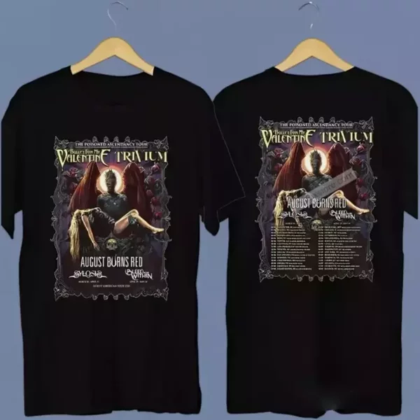 Trivium And Bullet For My Valentine The Poisoned Ascendancy Tour 2025 T-Shirt-image