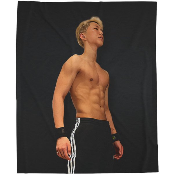 Svt Hoshi Shirtless Photo Blanket, Seventeen Hoshi Kpop Merch
