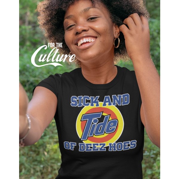 Sick And Tide Of These Hoes Unisex T-Shirt-image