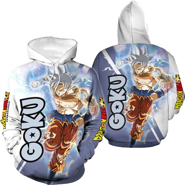 Goku Ultra Instinct Dragon Ball 3D Printed Hoodie-image