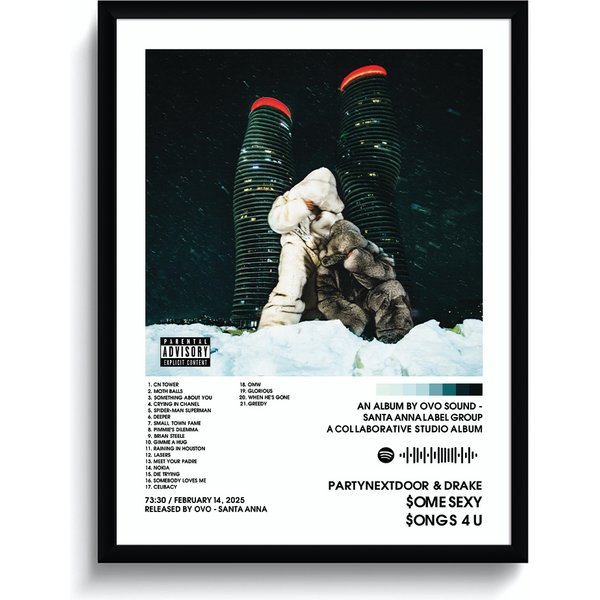 Drake & Partynextdoor - Some Sexy Songs 4 U Album Poster-image