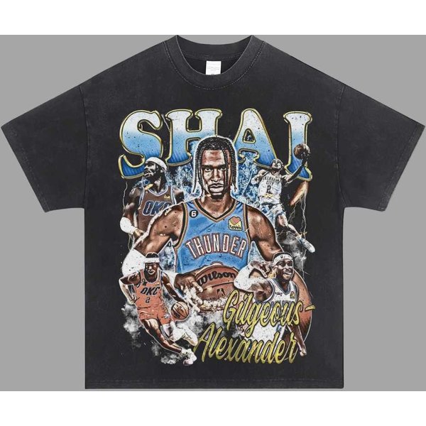 Shai Gilgeous-Alexander Faded Vintage Tee Shirt-image