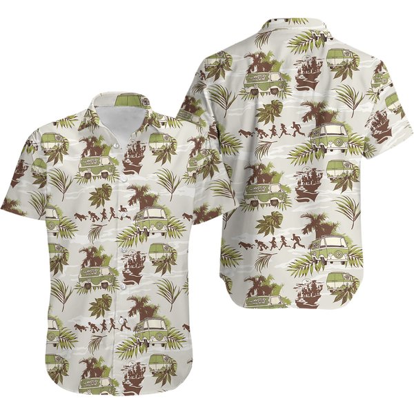 Scooby Doo Mystery Machine Tropical Hawaiian Shirt-image