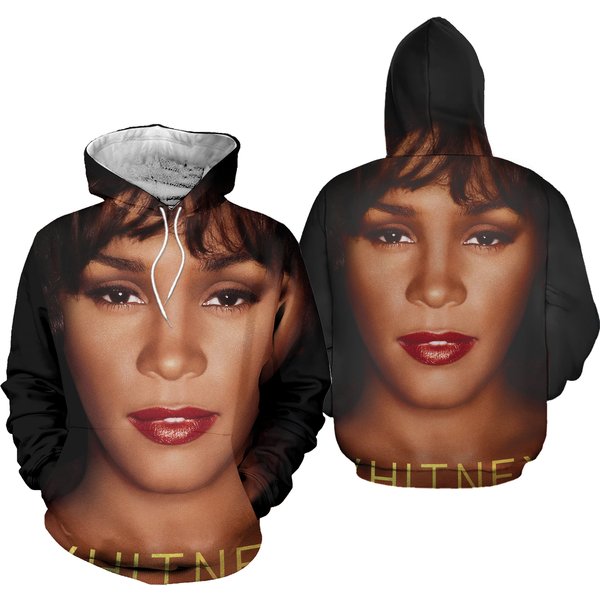 Whitney Houston Hoodie 3D, Hoodie Gift Fan-image