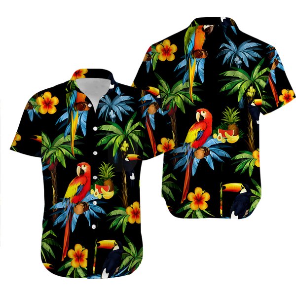 Hawaiian Shirt "Hawaiian Parrots 2.0"-image