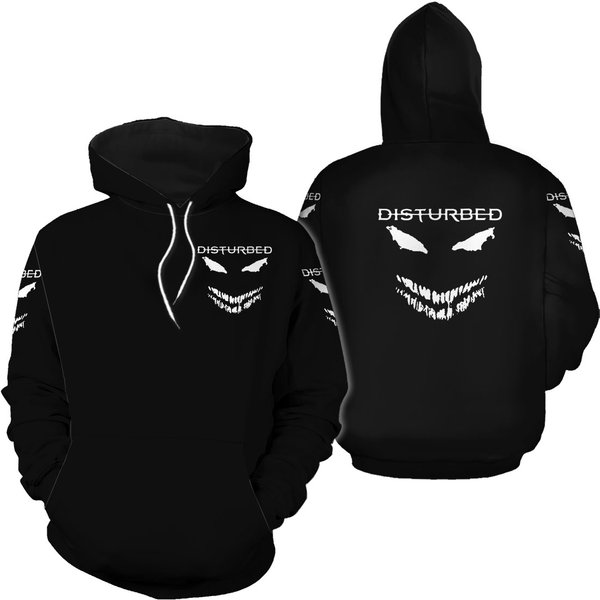 Disturbed, Disturbed Band, Disturbed Merch, Disturbed Logo, Disturbed Disturbed 3D Hoodies-image