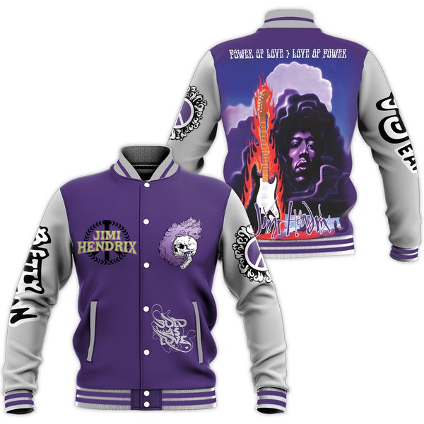 Jimi Hendrix Limited Edition Varsity Jacket-image