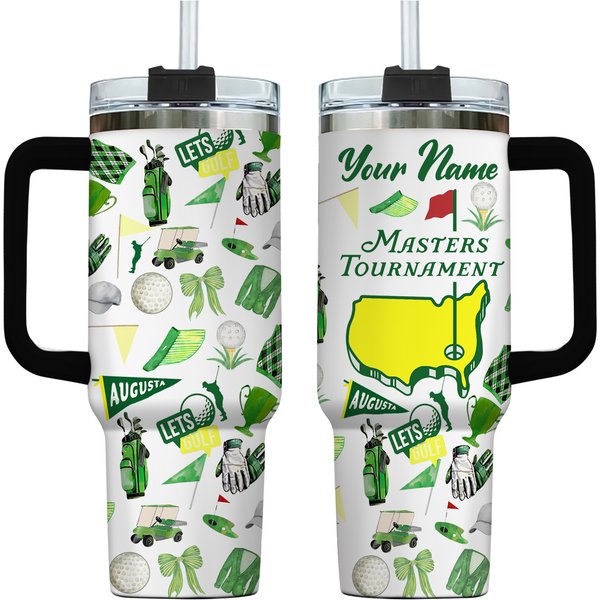 Masters Tournament Printed Tumbler 40oz, Masters Tournament 3d Printed, Custom Tumbler 40oz
