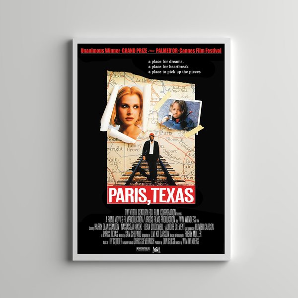 Paris Texas Movie Poster, Classic Film Movie Poster-image
