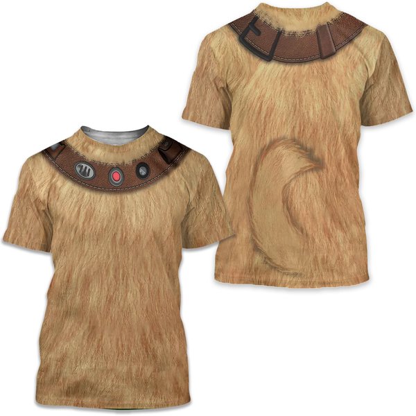 Up Costume Cosplay 3D Shirt, Dug Golden Retriever Halloween Costume Shirt-image