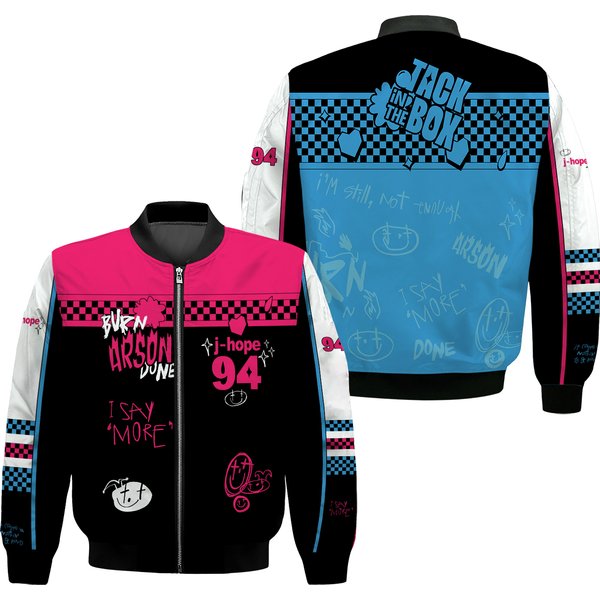 Jhope Jacket Bts J-Hope Jack In The Box Era Inspired Bomber Jacket-image