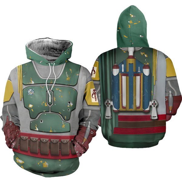 Boba Fett Costume Hoodie Joggers Sets-image