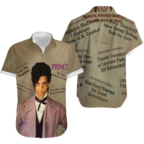 Prince Controversy Album Cover Hawaiian Shirt-image