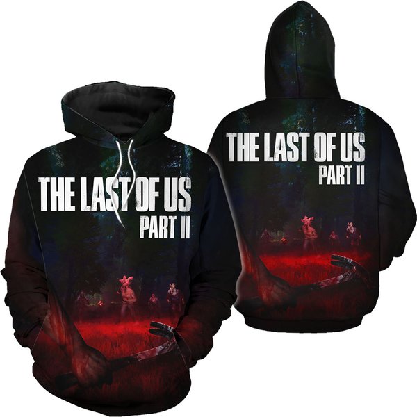 3D Hoodie Movie Halloween, New The Last Of Us Part Ii 3D Print Hoodie-image