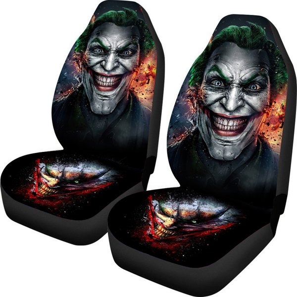 Joker Smile Car Seat Covers, Movies Horror Car Seat Covers-image