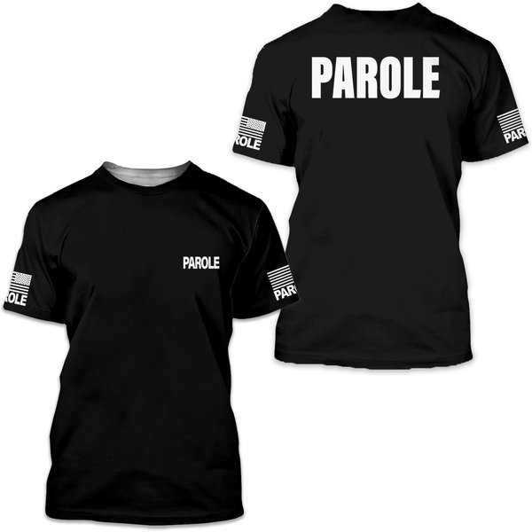 Parole Silver On Black 3D Shirts-image