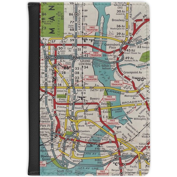 Nyc Subway Map Passport Cover-image