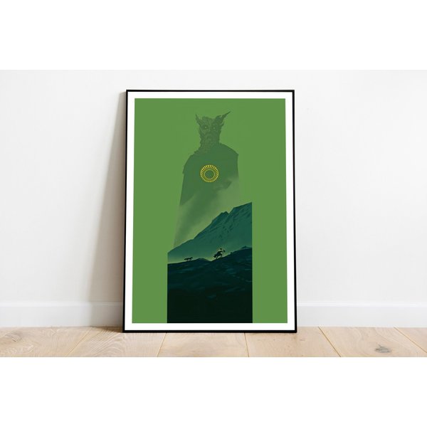 Gawain And The Green Knight Art Print Poster Premium Matte Vertical Posters-image