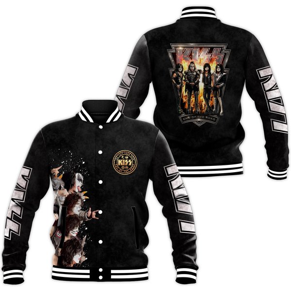 Kis Band Music Baseball Jacket For Fan-image