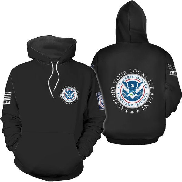 Dept Of Homeland Security Patriot America First Hoodie