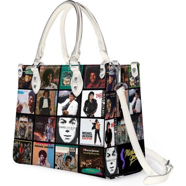Michael Jackson Leather Handbag, Michael Jackson Woman Handbag-image