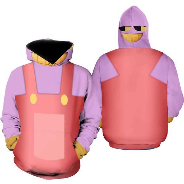 Kids Jax Cosplay Hoodie Outfit 3d Printed Hooded Pullover Halloween Fancy Suit