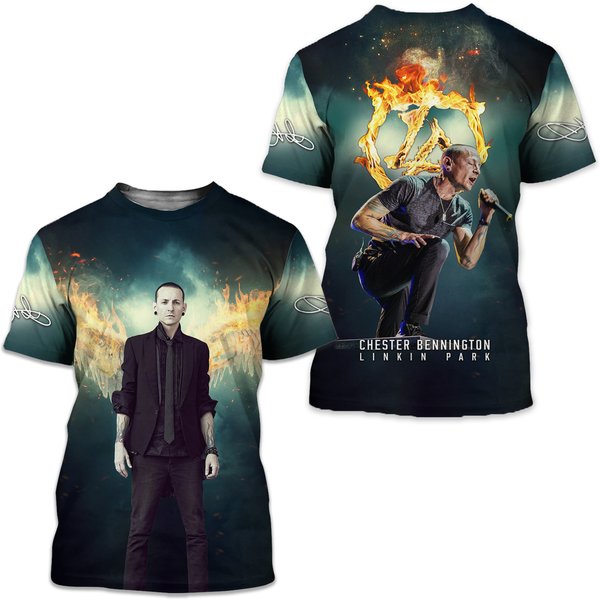 Linkin Park X Chester Bennington 3D Apparel Shirt-image