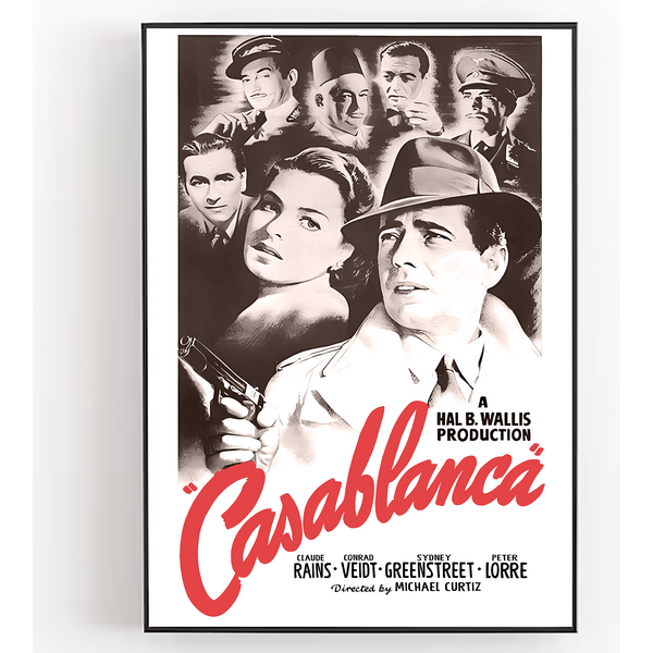Casablanca Movie Print Poster-image