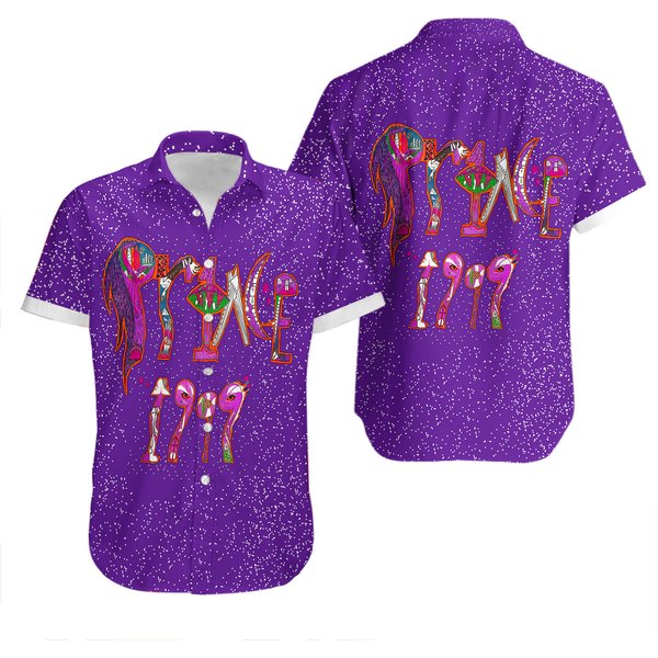 Prince 1999 Album Cover Hawaiian Shirt-image