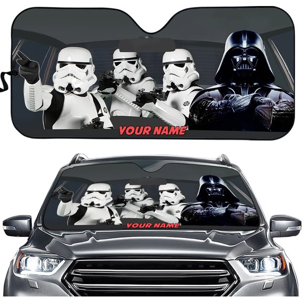 Personalize Starwars Sunshade Windshield