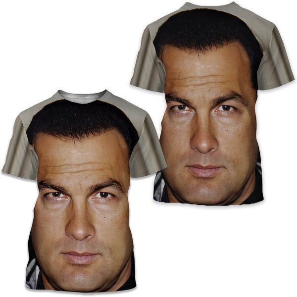 Steven Seagal Big Face T-Shirt-image