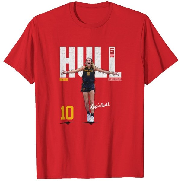 Indiana Lexie Hull 10 Women Basketball Cartoon T-Shirts-image